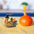 thumbnail image 6 of Fall Wooden Ornaments for Tree ,Thanksgiving Decorations, Vintage Fall Harvest Hanging Ornament ,Autumn Pumpkin Turkey Sunflower Wood Cutouts Fall Decor for Home Christmas Tree Holiday Party Decor, 6 of 9