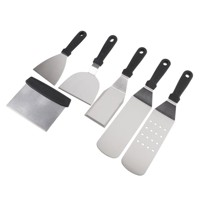 Flat Top Griddle Tools, Stainless Steel Griddle Accessories Kit Safe for Camping