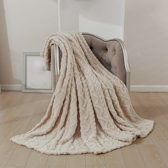 EGNMCR Throw Blanket for Couch, Plush Blanket 100X120cm Super Soft Warm Solid Warm Fleece Blanket Throw Rug Sofa Bedding blanket blanket