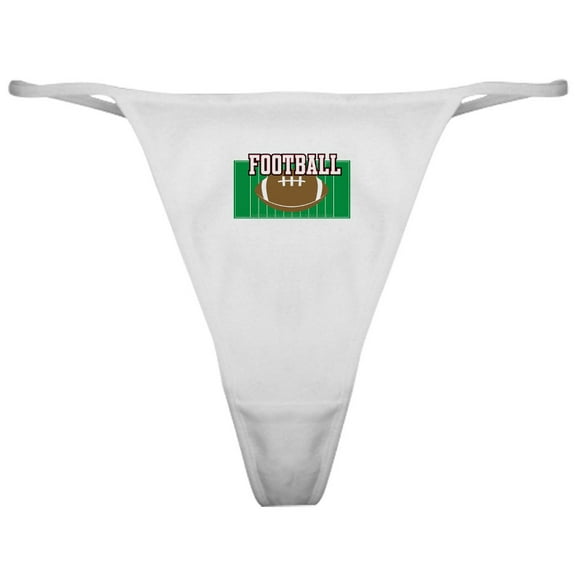 CafePress - Football Field Classic Thong - Women's Novelty Thong Panties Underwear