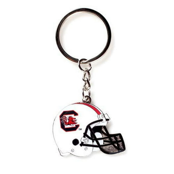 South Carolina Enamel Helmet Keychain