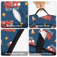 thumbnail image 6 of Fireman and Truck Blue Pattern Teens Toddler Nap Mat with Pillow, Sleeping Mat Bag for Preschool Daycare 60"x20", 6 of 6