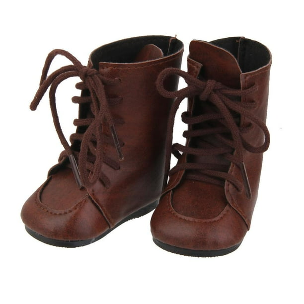 1 par de botas de muñeca de muñeca para de 18 pulgadas Accesorios de ropa Hugo Zapatos De Muñecas