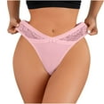 thumbnail image 4 of Summer Deals Panties for Women High-waisted Women's Lace Abdomen Mid-rise Waist And Hip Lift Comfortable Body Breathable Underwear Briefs Plus Size Everyday Underwear Casual Panties, 4 of 4