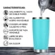 thumbnail image 2 of Vaso Térmico Portátil De Acero Inoxidable 20oz Con Calor/frí/corlor Azul Claro, 2 of 7