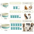 thumbnail image 6 of SWEEJAR Ceramic Dog Bowls, Dog Food Dish for Small Dogs and Cat, Heavy Duty Porcelain Pet Bowl for Food and Water,17 oz,Fog Blue, 6 of 6