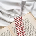 thumbnail image 6 of Kdxio Hand Drawn Strawberry Print Metal Tassel Bookmarks,Perfect Gift for Art Lovers and Bookworms Metal Bookmarks for Women, 6 of 8