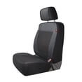 thumbnail image 5 of Genuine Dickies 2-Piece Black Kodiak Vegan Leather Car Seat Covers, 43621WDI, 5 of 10