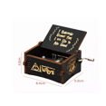 thumbnail image 4 of Mini Caja De Música De Madera Creativa De Harry Potter Negro, 4 of 6