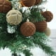 thumbnail image 5 of 12 bolas de plástico flocadas para árbol de Navidad de 6 cm, bolas navideñas de terciopelo de colores, decorativas, colgantes para árbol de Navidad, Año Nuevo, 5 of 5