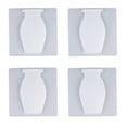 thumbnail image 2 of Magic Silicone Vase, Removable Silicone Vase, Suitable for Wall-Mounted Adhesive Vase in the Wall Entrance White, 2 of 7