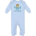 thumbnail image 2 of Inktastic 1st Birthday Airplane Teddy Bear I'm One Today Baby Romper Coveralls, 2 of 4