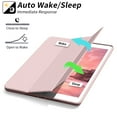 thumbnail image 5 of DWPSG iPad 10.2 Case for iPad 9th Generation 2021 /iPad 8th Generation 2020 / iPad 7th Gen 2019 with Pencil Holder, Auto Sleep/Wake for Slim Soft Back Smart Cover, iPad 10.2 inch Case, Pink, 5 of 10