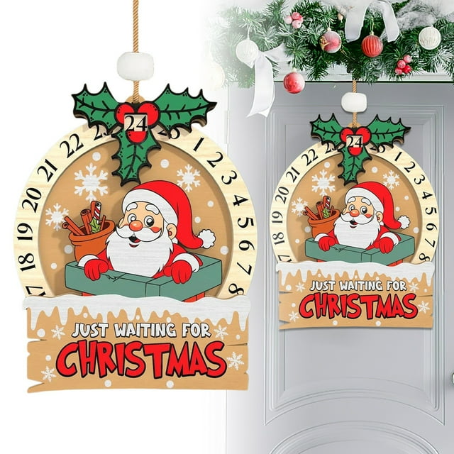 Wooden Door Hanging Sign 118 Inch Festive for Living Room and Bathroom Entrance