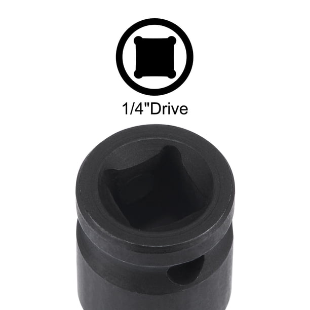 Lot De 3 Douilles à Impact Hexagonales H5 – 3/8 Pouce, Longueur 60 Mm, Acier Cr-Mo, Uxcell