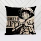 thumbnail image 3 of Venta caliente popular Anime ONE PIECE Luffy Ace Zoro estilo lindo tiro cuadrado funda de almohada creativa personalizada única funda de almohada, 3 of 5