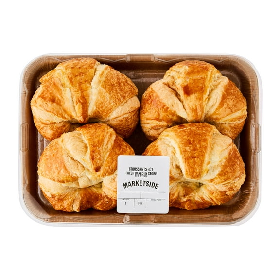 Marketside Fresh Baked Croissants, 9 oz, 4 Count
