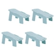 thumbnail image 2 of KAKOWELY 4Pcs Double Layers Shoes Rack Creative Shoes Storage Rack Household Shoes Holder Shoes Stand Blue,9.84"X4.57"X4.57", 2 of 4
