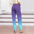 thumbnail image 6 of Dagugfen Joggers for Women Elastic Waist Stretchy Drawstring Running Pants Outdoor Workout Casual Pants with Pockets Multi Color, 6 of 6