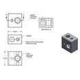 thumbnail image 5 of Bloque calefactor de aluminio Mk10, bloque calefactor de alimentación de metal para extrusora M7, tubo de garganta, 5 of 5