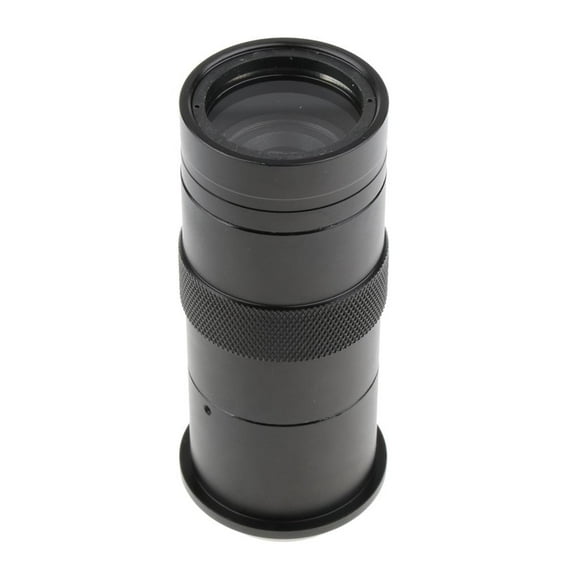 Lente de microscopio, 8X-100X Lente de cámara Montura C Lupa de ocular ajustable Lentes industriales Hugo Lente industrial para microscopio