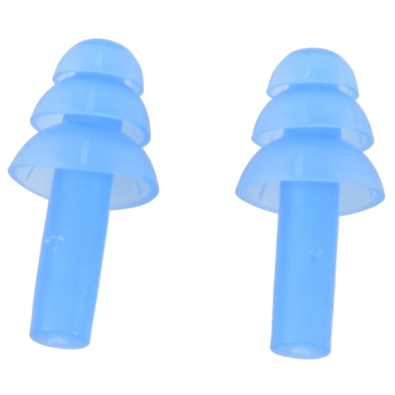 New Arrivals Pair Swimming Dive Flexible Silicone Ear Plugs Earplug Blue