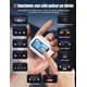 thumbnail image 5 of Auriculares inalámbricos 【con Pantalla táctil Inteligente】 Auriculares Bluetooth 5.4, Resistencia al Agua IPX5, Type-C (Blanco),Blanco, 5 of 11