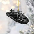 thumbnail image 2 of Custom Jet Ski Ornaments 2025 Jet Boat Ski Christmas Ornament Skiing Jet Boat Christmas Tree Ornament Gift for Watercraft Lovers Speed Boat Ornaments (JK5) - 3217 (Green), 2 of 7