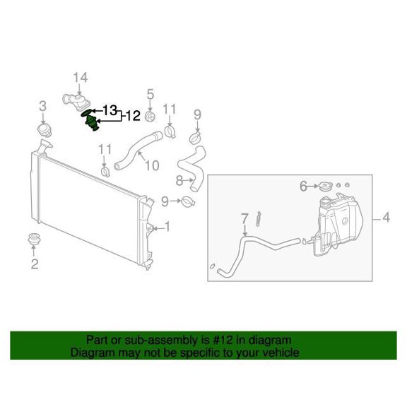 GM 24505924 Thermostat Asm-Eng Cool (W/ Gskt)