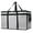 Grey, variant on Large Insulated Food Delivery Bag with Sturdy Base, 23x15x14in, Non-Woven Thermal Lunch Tote for Takeout, Travel & Outdoor