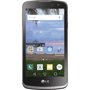 Total Wireless LG Rebel Prepaid Smartphone, Black