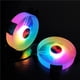 thumbnail image 5 of Ventilador De Chasis Rgb Ajustable Ventilador Chasis Luminoso De Marco Completo Con Controlador Control Remoto Cojinete Hidráulico Para Pc Computadora De Escritorio Moyic EL013942-04, 5 of 6
