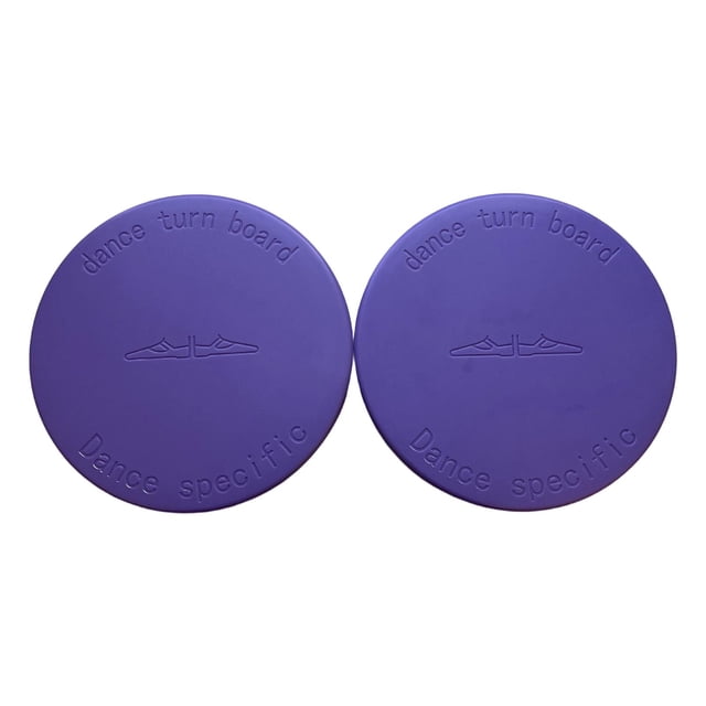 Tablas giratorias de ballet ABS de 8 pulgadas para bailarines, gimnastas y animadoras. Púrpura