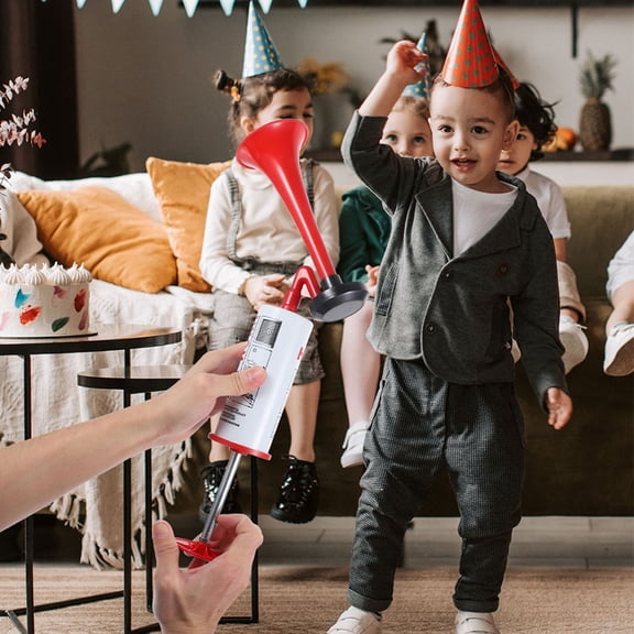 MLINS 2pcs Soccer Match Air Horn Hand Push Pump Air Horn Sports Boating Warning Air Horn Party Game Prop