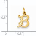 thumbnail image 2 of Initiale en Or Jaune 14K Charme B, 2 of 2