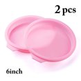 thumbnail image 2 of Coofit Silicone Cake Mold Round 2PCS DIY Non-Stick Cake Pan Baking Mold Bakeware Pan, 2 of 10