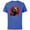 Royal Heather, variant on Marvel Ant-Man and the Wasp: Quantumania Scott Lang Helmet - Short Sleeve Cotton T-Shirt for Adults - Customized-Natural
