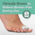 thumbnail image 2 of 4-pack Gel Toe Separator (White) for Overlapping Toes, Hallux Valgus, Big Toe Adjustment, Support & Spacer, 2 of 5