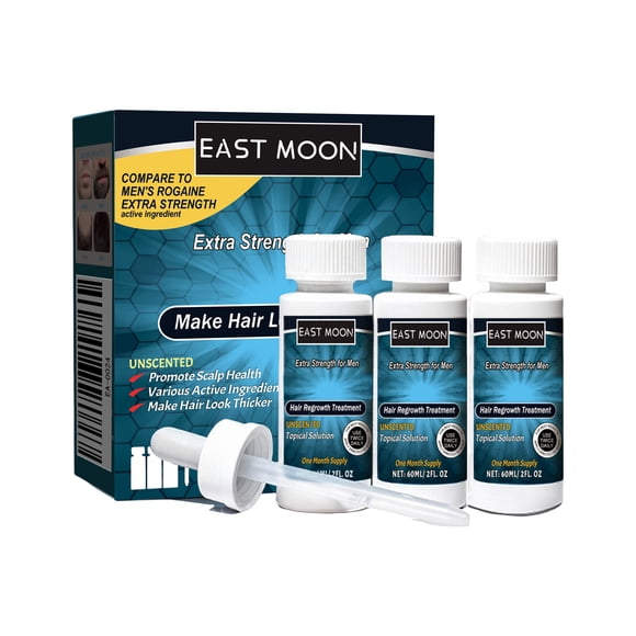 East Moon Men's Hair Care Serum Men's Hair Cuidado nutricional Esencia hidratante