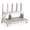 Gray, variant on PopYum Seattle Gray Space Saving Drying Rack from 100% Recycled Bottles, countertop for baby bottles