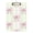 Silver, variant on Pink Green Stipes with Bows Acrylic Clipboard Drawing Board with Hook Writing Pad File Storage A4 Size Gold 12.5" x 9"