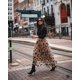 thumbnail image 2 of une Jupe En Tulle Marron L Jupe Plisse Pour Femme Taille Haute Une Ligne Jupe Mi-longue En Dentelle Dcontracte En Maille, 2 of 5