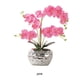 thumbnail image 5 of Planta de Orquídea Blanca Artificial Bearachild Decoración Realista Multicolor, 5 of 6