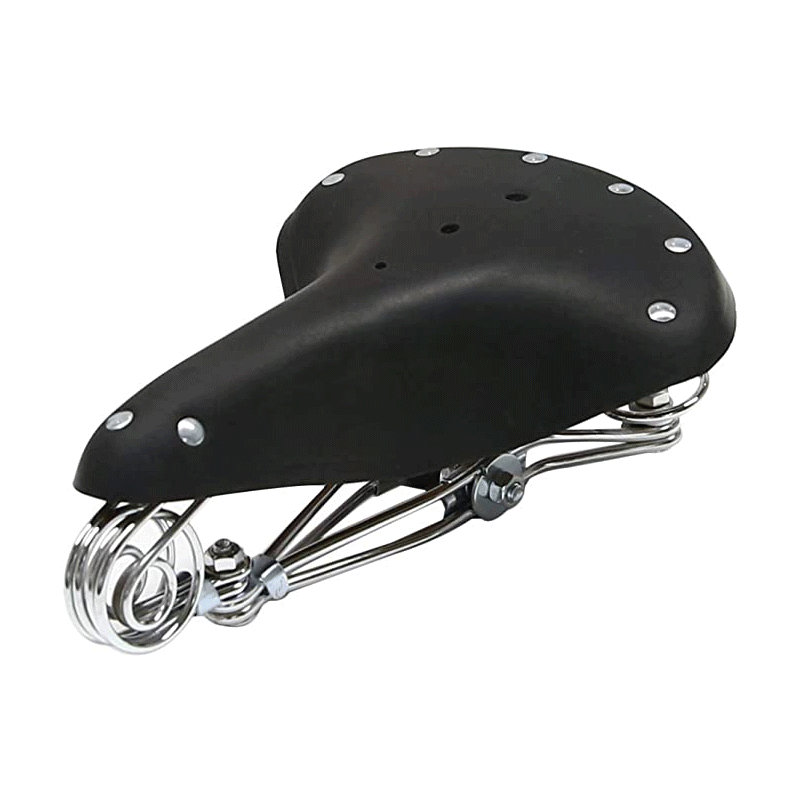 Unistrengh Retro Genuine Leather MTB Road Bikes Saddle Trunk Leather