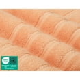 thumbnail image 3 of American Soft Linen Luxury 3 Piece Towel Set, 100% Cotton Turkish Towels for Bathroom, Malibu Peach, 3 of 6