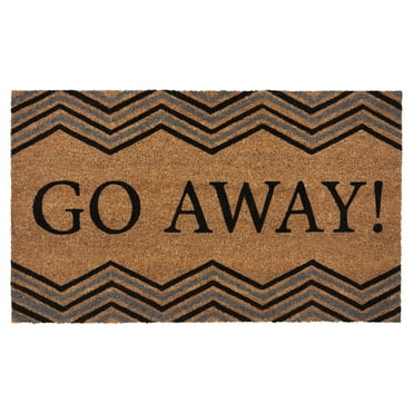 Ergode Printed Coir Door Mat 18x30 - Go Away
