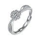 thumbnail image 2 of Fiudx Ajustador de Anillo de Moissanita, Ajustador de Cobre de Tamaño Abierto, Potenciador de Anillo de Circonita de Moda, Elegante Soporte para Anillo Suelto, Regalos para Fiestas y Banquetes, Colec, 2 of 6