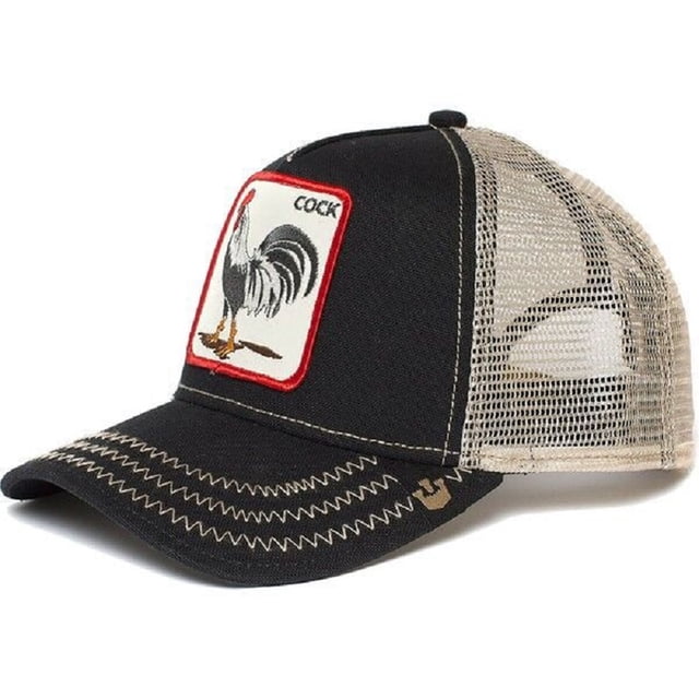 Gorra de béisbol con visera de Animal para hombre, gorro con visera de verano, bordado de Hip-Hop, estilo de pareja, visera ajustable, malla de camionero