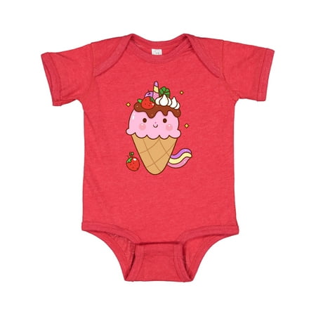 

Inktastic Kawaii Ice Cream Cone Gift Baby Boy or Baby Girl Bodysuit