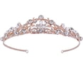 thumbnail image 1 of Miangastore Rhinestone Crown Headband High-end Hair Decoration for Girls 1Pack, 1 of 8